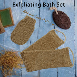 Shower exfoliationg bath mit&belt